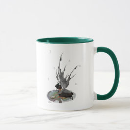 Boy Rain Fairy with Frog Coffee Mugg