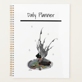 Boy Rain Fairy with Frog Daily Planner