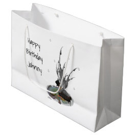 Boy Rain Fairy with Frog Gift Bag