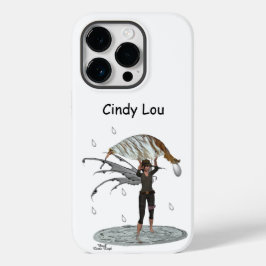 Boy Rain Fairy with Löv Cell Phone Case