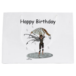 Boy Rain Fairy with Löv Gift Bag