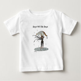Boy Rain Fairy with Löv Infant Baby T-Shirt