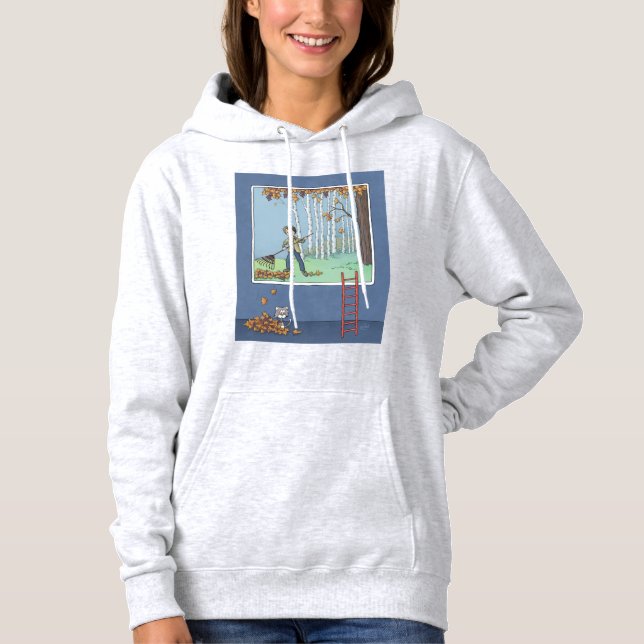 Boy Rking lövs hoodie T Shirt (Framsida)