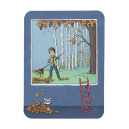 Boy Rking lövs Magnet