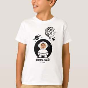 Boy Roligt Explore More Astronaut Anpassningsbar P T Shirt