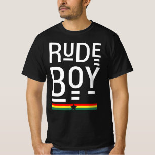 Boy Rude Vibes Bra Only Rasta Reggae Roots T Shirt