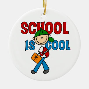 Boy School är Coola Julgransprydnad Keramik