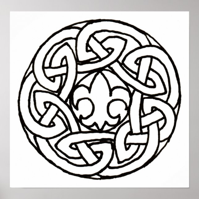 Boy Scout Knot-utskrift Poster (Framsidan)