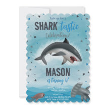 Boy Shark Birthday Shark Tastic Firande