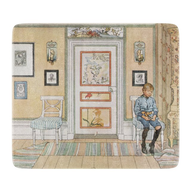 Boy Sitta i Corner (av Carl Larsson) (Framsidan)