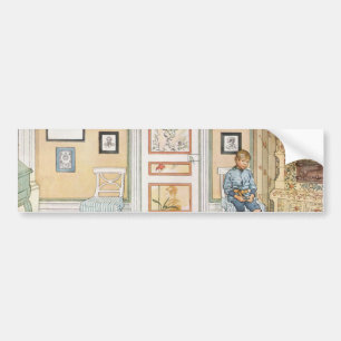 Boy Sitta i Corner (av Carl Larsson) Bildekal