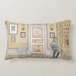 Boy Sitta i Corner (av Carl Larsson) Lumbarkudde