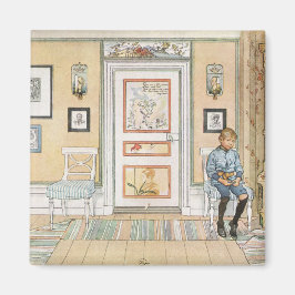 Boy Sitta i Corner (av Carl Larsson) Magnet