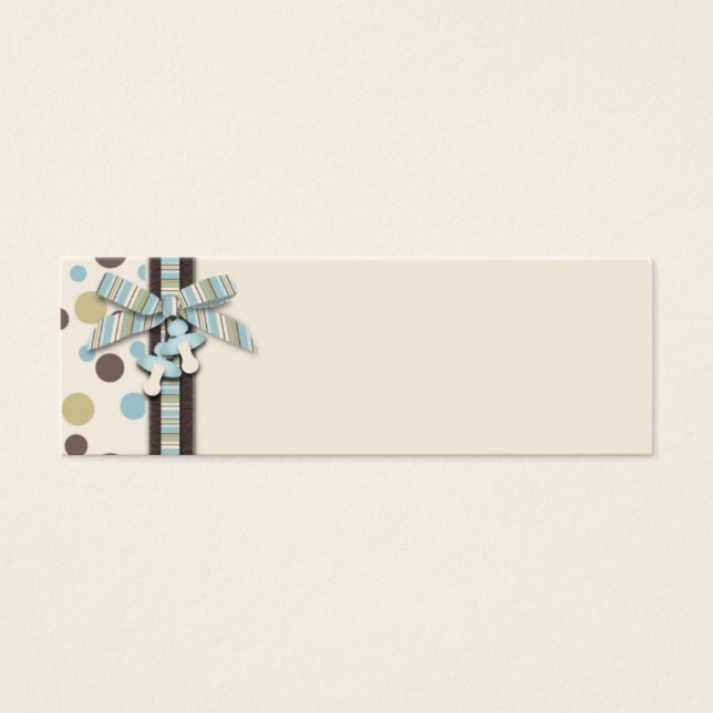 Boy Smala Gift Märkre 2 Litet Visitkort (Framsidan)