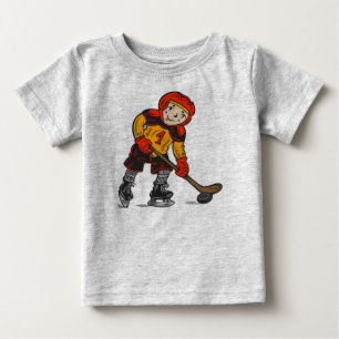 Boy Spela Hockey Tröja