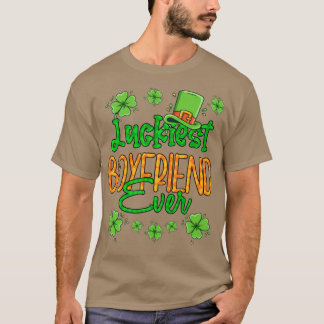 Boy St Patrick Day Luckiest Boykompis nånsin St Pa T Shirt