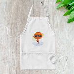 Boy Swimming Förkläde<br><div class="desc">Gör en stänk i köket eller i grillen med den här lekplatta som innehåller en charmerande bild av en pojke i badkläder, kompletta med glasögon och en simma. Oavsett om du är en simma tränare, en stolt förälder till en liten simmare, eller bara kärlek i vatten, så är den här...</div>