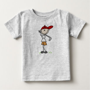 Boy Swinging Hans Golf Klubb Shirt Tee