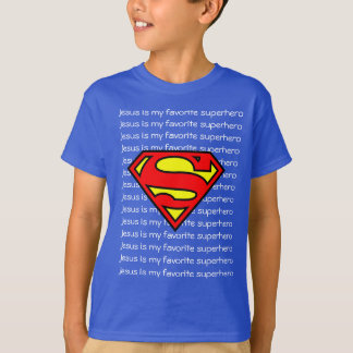 Boy T-shirt. Jesus is my favorite superhero! T Shirt