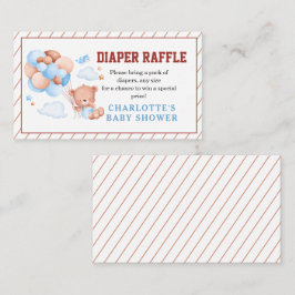 Boy Teddy Bear “We Can Bearly Wait” Baby Shower Tilläggskort