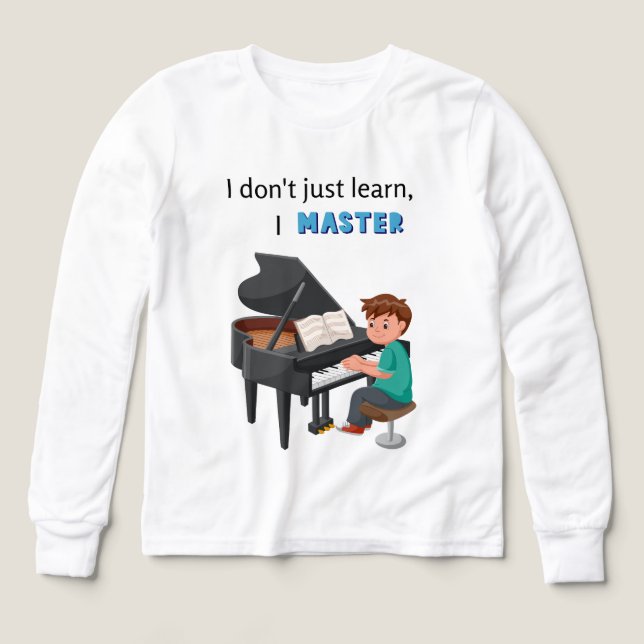 Boy that masters t shirt (Design framsida)
