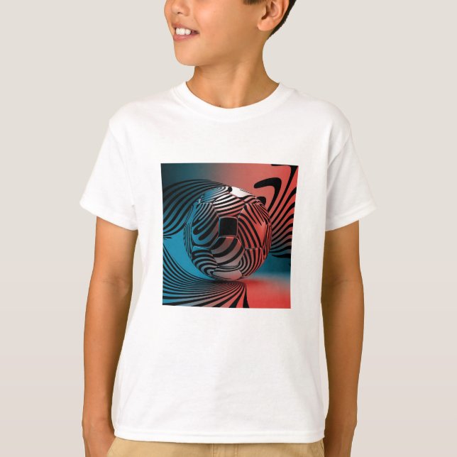 Boy Tonåring T-Shirt Football (Framsida)