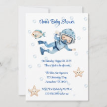 Boy under Sea Baby Shower