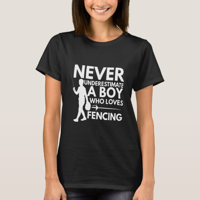 Boy WHO Fcing Sports Idea För manar JT T Shirt (Framsida)