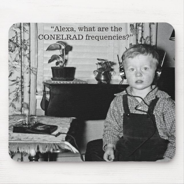 Boy with Crystal Radio Set Humor Musmatta (Framsidan)