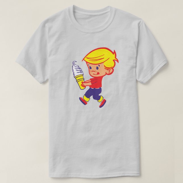 "Boy with Ice Cone" Shirt T (Design framsida)