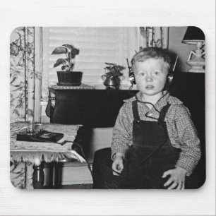 Boy with Retro Crystal Radio Set Musmatta