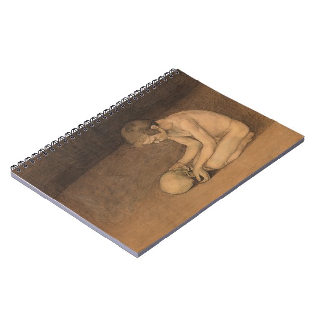 Boy with Skull (av Magnus Enckell) Anteckningsbok (Vänstra Sidan)