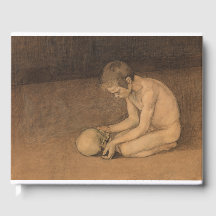 Boy with Skull (av Magnus Enckell)