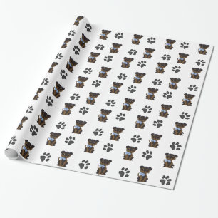 Boy Yorkshire Terrier Presentpapper