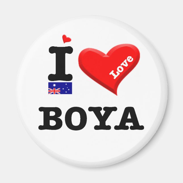 BOYA - I Kärlek Magnet (Framsidan)