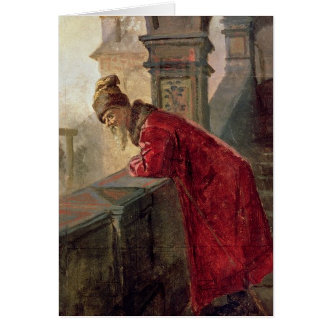 Boyar på farstubron hälsningskort (Framsidan)