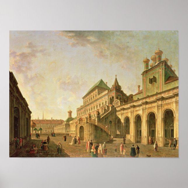 Boyars mark i Moskva Kreml 1801 Poster (Framsidan)