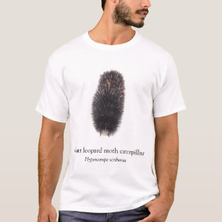 BOYB Giant Leopard Moth Caterpelare White T Shirt