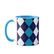 BoyBand Argyle Mugg