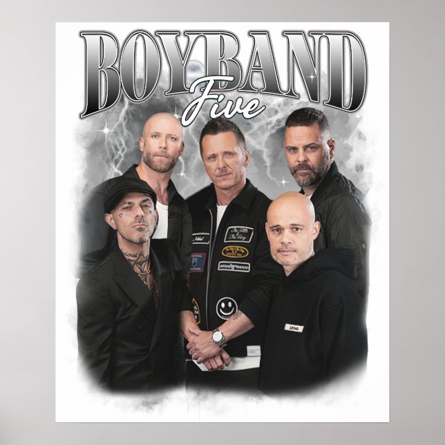 boyband five  poster (Framsidan)