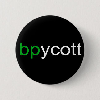 Boycott BP Mörk Button Knapp