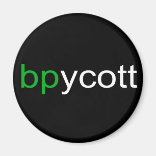 Boycott BP Mörk Magnet