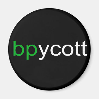 Boycott BP Mörk Magnet
