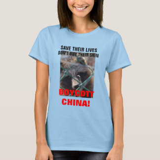 BOYCOTT-CHINA TEE SHIRT