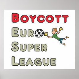 Boycott European Toppen League Poster