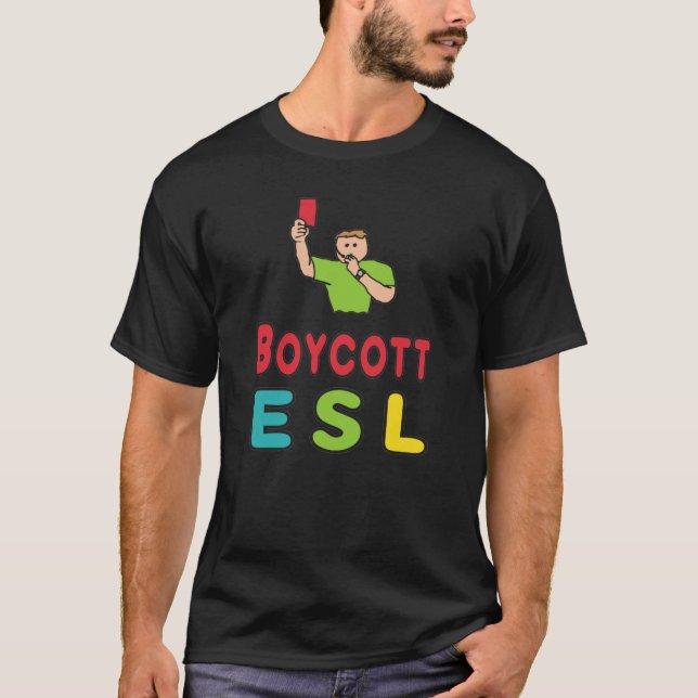 Boycott European Toppen League T Shirt (Framsida)