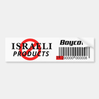 BOYCOTT ISRAELI-PRODUKTER BILDEKAL
