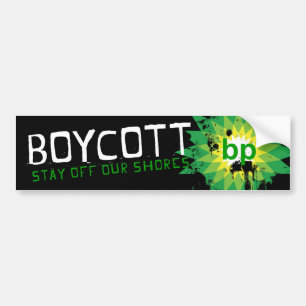 Boycott_stay av vår kust bildekal