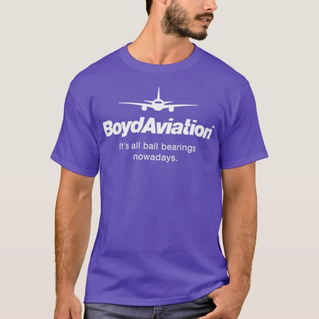 Boyd Aviation T Shirt (Framsida)