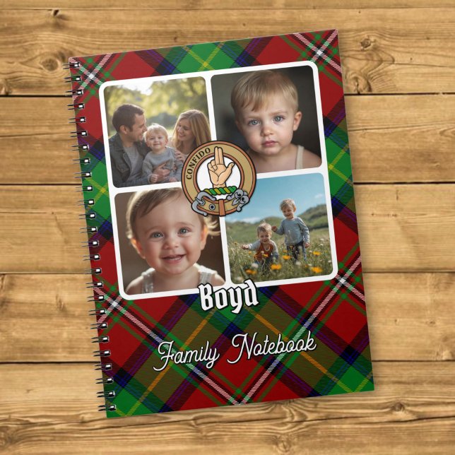 Boyd Familj Foto Collage Anteckningsbok (Skapare uppladdad)